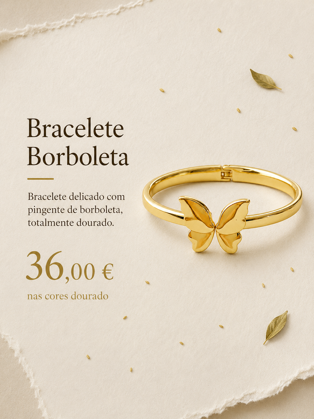 Bracelete borboleta